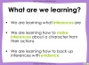 Making Inferences - Year 3 and 4 Teaching Resources (slide 2/26)